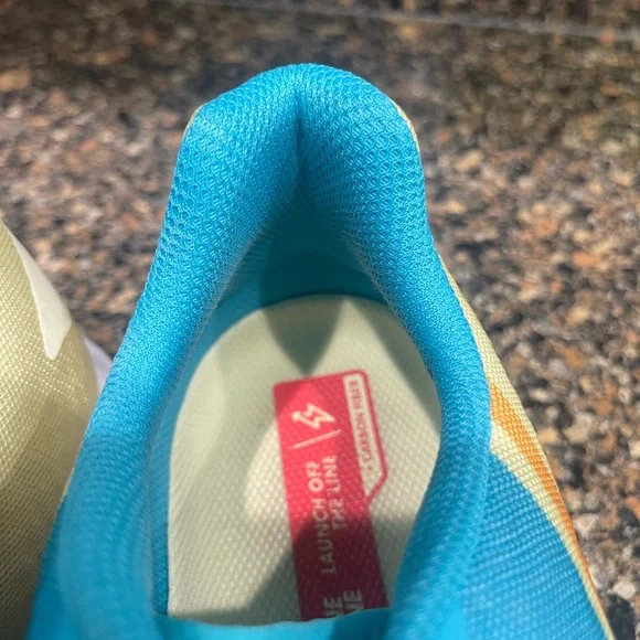 Hoka Blue and Orange Athletic Shoes rocket X Men’s 11 /ladies 12 - Picture 3 of 9